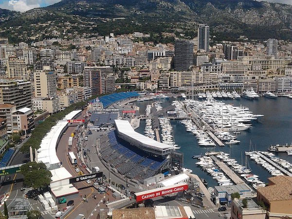 Formel 1 Strecke Monaco Panorama