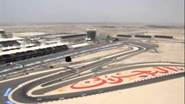 Vogelansicht der F1 Strecke von Bahrain