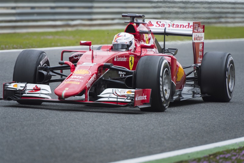 Sebastian Vettel im Ferrari