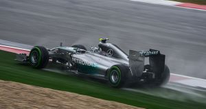 Nico Rosberg beim Qualifying in China