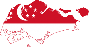 Singapur F1 Grand Prix - Flag Map