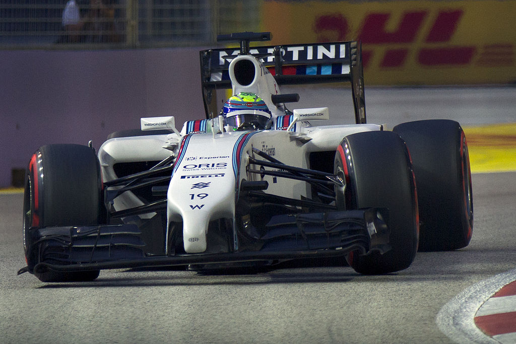 F1 Star Felipe Massa in Singapur