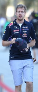 Sebastian Vettel gehend