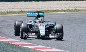 Lewis Hamilton im Mercedes AMG F1 2015