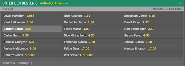 Bet365 Unter Top6 Wetten Singapur