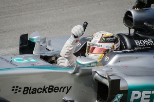 Lewis Hamilton Daumen Hoch