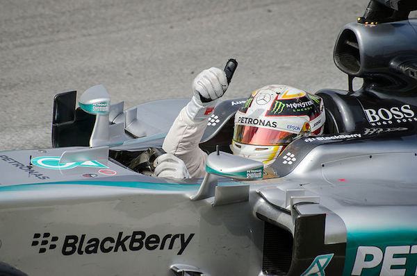 Lewis Hamilton Daumen Hoch 