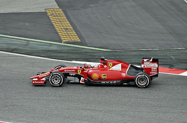 Sebastian Vettel im Ferrari