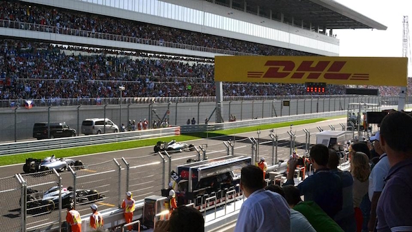 F1 Grand Prix Russland Start