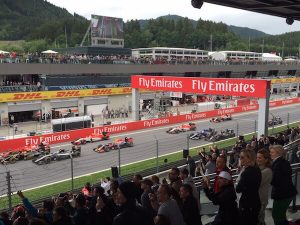 Formel 1 Start Großer Preis von Österreich