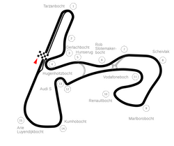 Kursansicht des GP von Zandvoort